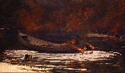 Winslow Homer Hound and Hunter painting